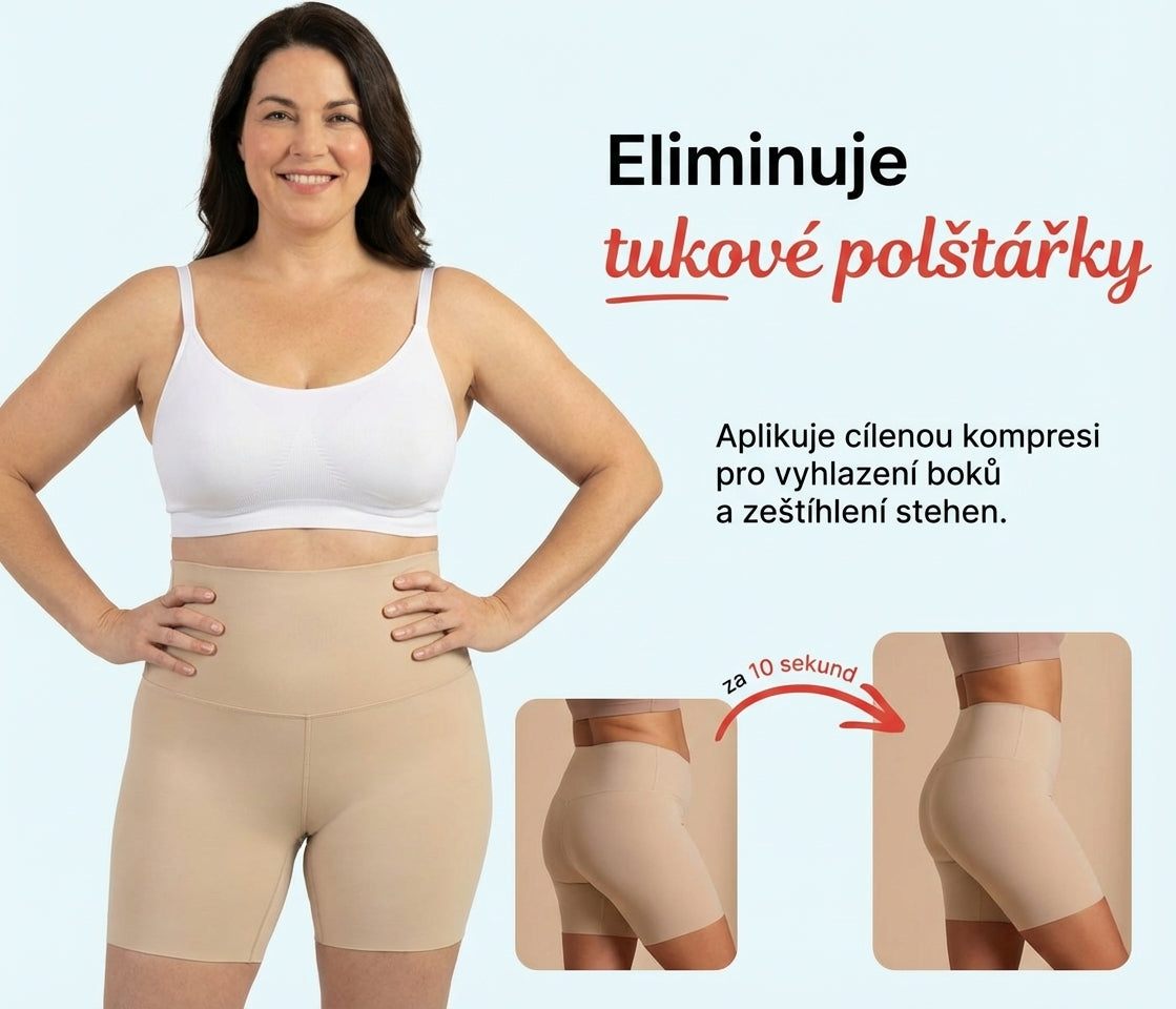 3D zeštíhlující šortky Onepress®