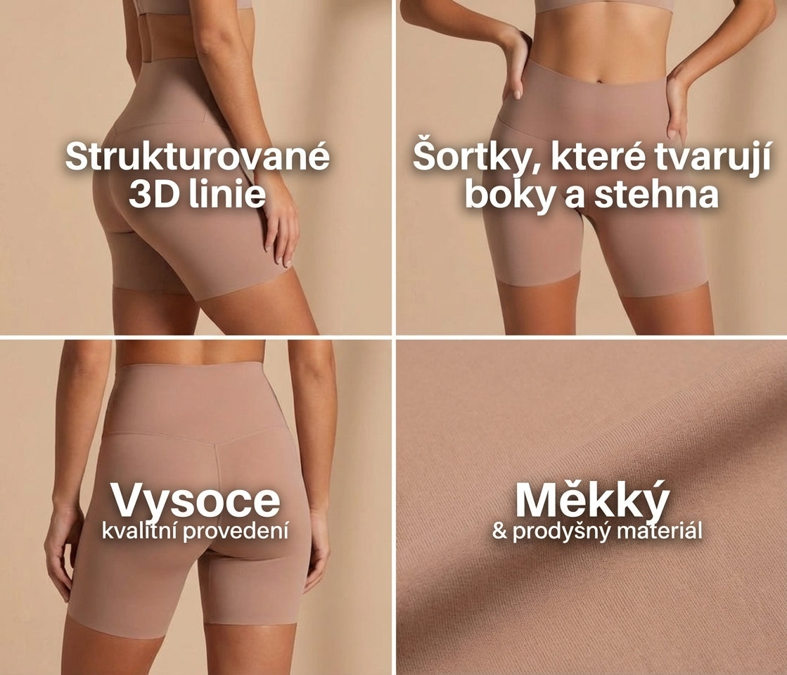 3D zeštíhlující šortky Onepress®